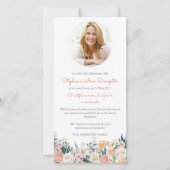 Beerdigung Dankeschön Karten | Foto für Aquarellfa (Vorderseite)