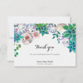 Beerdigung Dankeschön Karten | Friedlicher Garten (Vorderseite)