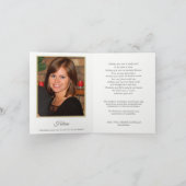 Beerdigung Dankeschön Karten | Gärten mit Duftbrat (Innenseite)