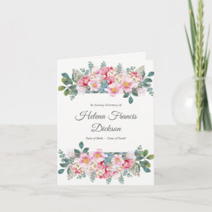 Beerdigung Dankeschön Karten   Gärten mit Duftbrat