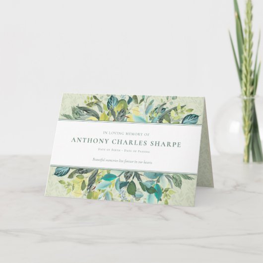 Beerdigung Dankeschön Karten | Gentle Whisper (Vorderseite)