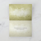 Beerdigung Dankeschön Karten | Heartfelt Butterfly (Innenseite)