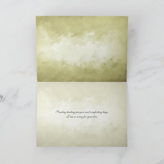 Beerdigung Dankeschön Karten | Heartfelt Butterfly (Innenseite)