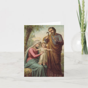 Beerdigung Dankeschön Karten Heilige Familie 01