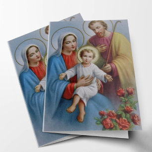Beerdigung Dankeschön Karten Heilige Familie 03