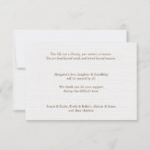 Beerdigung Dankeschön Karten | Herzreinheit (Rückseite)