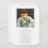 Beerdigung Dankeschön Karten | Himmlische Sterne (Rückseite)