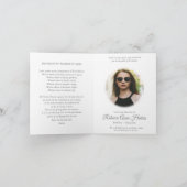 Beerdigung Dankeschön Karten | Italienisch Mary 01 (Innenseite)