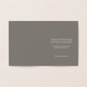 Beerdigung Dankeschön Karten jüdisch | Goldfolie (Innenseite)