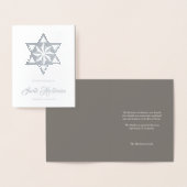Beerdigung Dankeschön Karten jüdisch | Silberfolie (Anzeige)