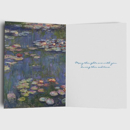 Beerdigung Dankeschön Karten | Lilien 1