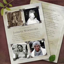 Beerdigung Dankeschön Karten | Neutrale Töne