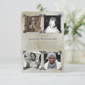 Beerdigung Dankeschön Karten | Neutrale Töne (Stehend Vorderseite)