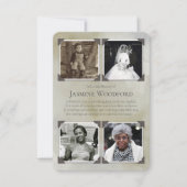 Beerdigung Dankeschön Karten | Neutrale Töne (Vorderseite)