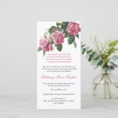 Beerdigung Dankeschön Karten | Rose für antiken Te (Stehend Vorderseite)