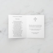 Beerdigung Dankeschön Karten | Schöne Mary 3 (Innenseite)