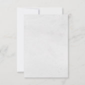 Beerdigung Dankeschön Note Card | Wasserfarbe Dankeskarte (Rückseite)