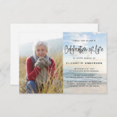 Beerdigung der Beerdigung des Fotos des Lebens im Einladung (Vorne/Hinten)