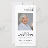 Beerdigung der Beerdigung von Leben Mobile Einladu Ankündigung (Vorderseite)