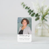 Beerdigung der Beerdigungskarte für das Foto des L Visitenkarte (Stehend Vorderseite)