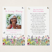 Beerdigung der Beerdigungskarte für Wasserfarben (Vorne & Hinten)