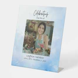 Beerdigung der Cloud-Beerdigung zum Lebenszeichen Sockelschild