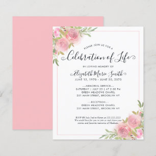 Beerdigung der Gedenkfeier zum Leben