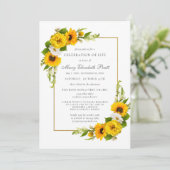 Beerdigung der Gedenkstätte der Beerdigung Sonnenb Einladung (Stehend Vorderseite)