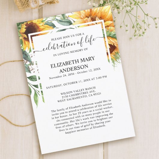 Beerdigung der Gedenkstätte zur Beerdigung von Son Einladung