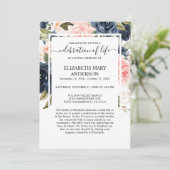 Beerdigung der Lebensbeerdigung Gedenkstätte der r Einladung (Stehend Vorderseite)