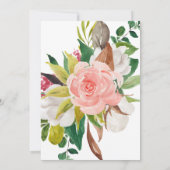 Beerdigung der Lebensbeerdigungskarte Ankündigung (Rückseite)