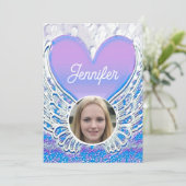 Beerdigung der lebenslangen Beerdigung Einladung (Stehend Vorderseite)