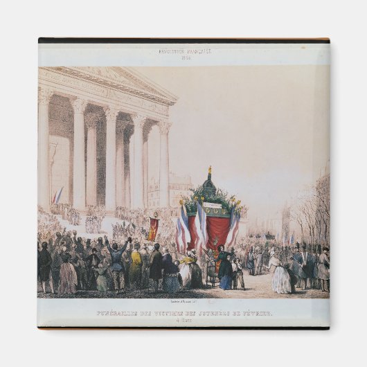 Beerdigung der Opfer der Madeleine Magnet (Vorne)