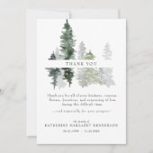 Beerdigung der Waldbaumen Dankeskarte (Vorderseite)