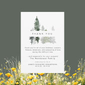 Beerdigung der Waldbaumen Dankeskarte