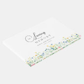 Beerdigung der Wildblume "In Love Memory" Gästebuch (Ecke)