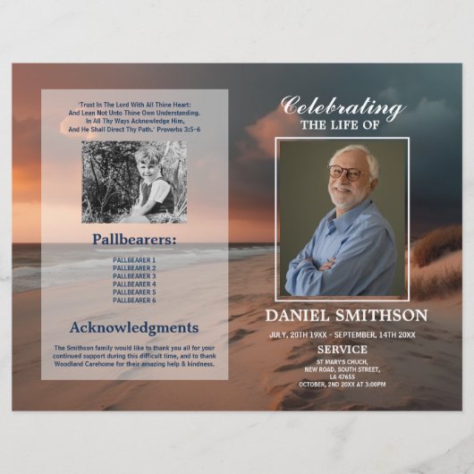 Beerdigung des Beerdigungsservice-Programms für So Flyer (Vorne)