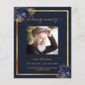 Beerdigung des blauen Fotos zur Beerdigung des Leb (Rückseite)