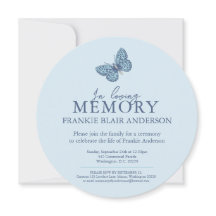 Beerdigung des Blauen Schmetterlings Foto