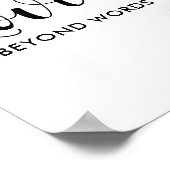 Beerdigung des einzigartigen Fotos Poster (Ecke)