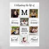 Beerdigung des einzigartigen Fotos Poster (Vorne)