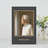 Beerdigung des eleganten Beige-Fotos und der Karls (Stehend Vorderseite)