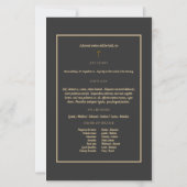 Beerdigung des eleganten Beige-Fotos und der Karls (Rückseite)