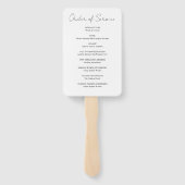 Beerdigung des Fotos der Beerdigung des Dienstes Fächer (Rückseite)