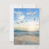 Beerdigung des Fotos des Lebensraums Einladung (Rückseite)