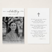 Beerdigung des Fotos Lebensbeerdigung (Vorne & Hinten)