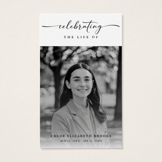 Beerdigung des Fotos Lebensbeerdigung (Vorderseite)