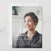 Beerdigung des Fotos zum Leben Einladung (Vorderseite)