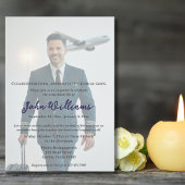 Beerdigung des Fotos zur Erinnerung an das Leben,P Einladung