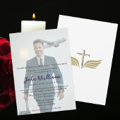 Beerdigung des Fotos zur Erinnerung an das Leben,P Einladung